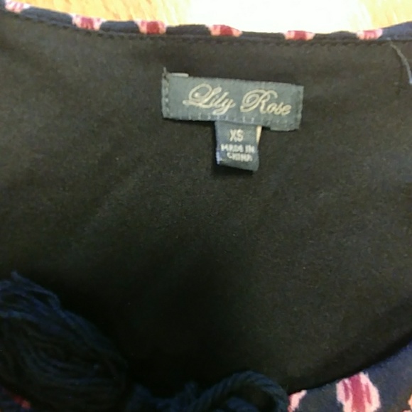 Lily Rose Printed Boho Dress-XS - Picture 8 of 8